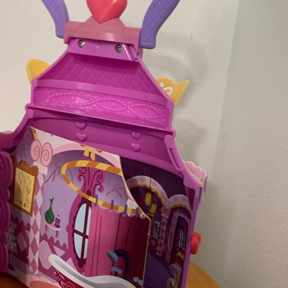 My Little Pony Portable Castle Handle Carrying Case y2k retro girly toy 2000s - Picture 4 of 7